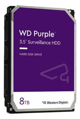 Disco Duro Videovigilancia Wd Purple Surveillance 3.5 , 8tb