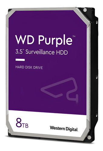 Disco Duro Videovigilancia Wd Purple Surveillance 3.5 , 8tb