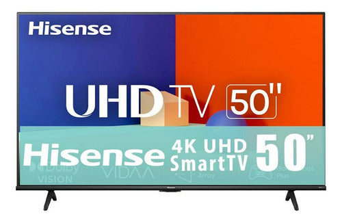 Hisense Smart Tv Lcd 50a65kv 50 , 4k Ultra Hd, Negro