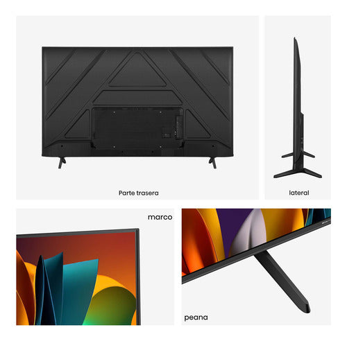 Hisense Smart Tv Led 50a6n 55 , 4k Ultra Hd Negro 3840x2160