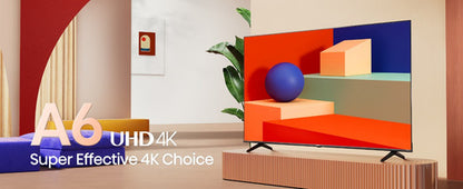 Hisense Smart Tv Led A6kv 43 , 4k Ultra Hd, Negro 43a6kv