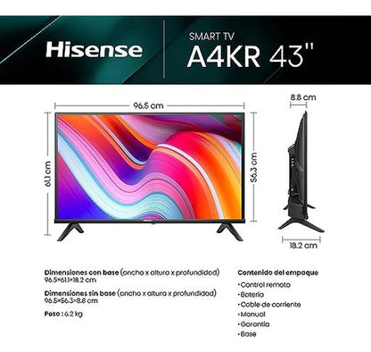 Pantalla Hisense 43a4kr 43
