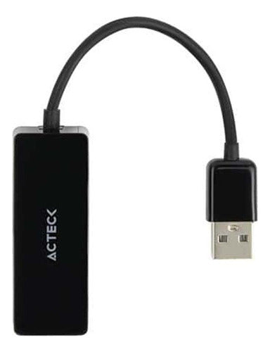 Acteck Adaptador De Red Usb A Macho - Ethernet Rj45 100mbit