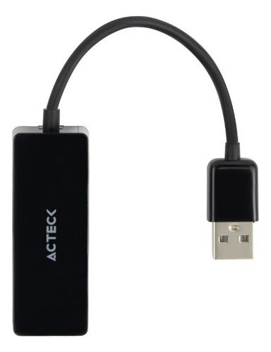 Acteck Adaptador De Red Usb A Macho - Ethernet Rj45 100mbit