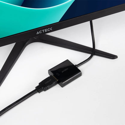 Acteck Adaptador Displayport Macho - Hdmi Hembra, Negro