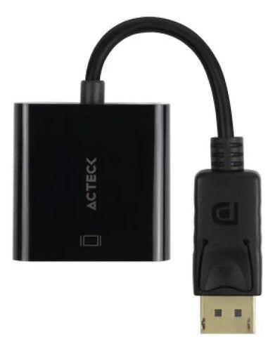 Acteck Adaptador Displayport Macho - Hdmi Hembra, Negro