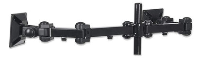 Manhattan Soporte Brazos Doble Movimiento 2 Monitores 24' Negro