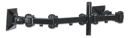 Manhattan Soporte Brazos Doble Movimiento 2 Monitores 24' Negro