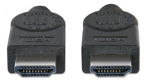 Manhattan Cable Hdmi Blindado, Hdmi Macho 4k 30hz 3d 15m Neg