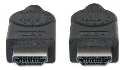 Manhattan Cable Hdmi Blindado, Hdmi Macho 4k 30hz 3d 15m Neg