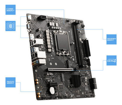 Tarjeta Madre Msi Micro-atx Pro H610m-g Ddr4 1700 Intel H610