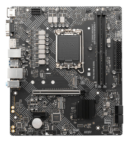 Tarjeta Madre Msi Micro-atx Pro H610m-g Ddr4 1700 Intel H610