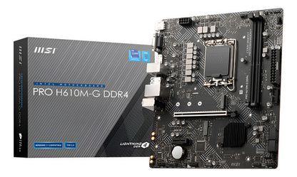 Tarjeta Madre Msi Micro-atx Pro H610m-g Ddr4 1700 Intel H610