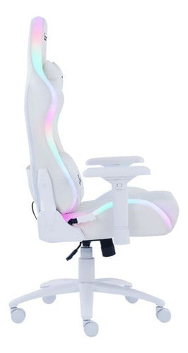 Ocelot Gaming Silla Gamer Orgb-white Thundra 150kg, Blanco