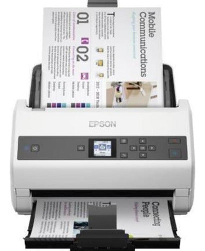 Scanner Epson Workforce Ds-870 600x600dpi Color Dúplex White