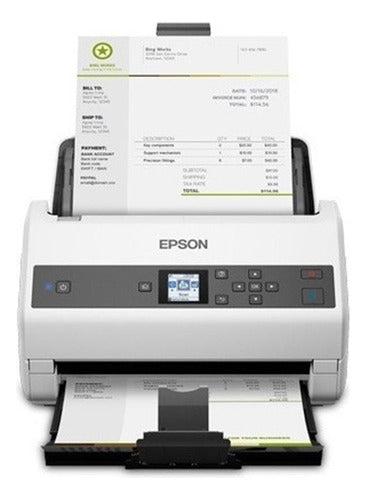Scanner Epson Workforce Ds-870 600x600dpi Color Dúplex White