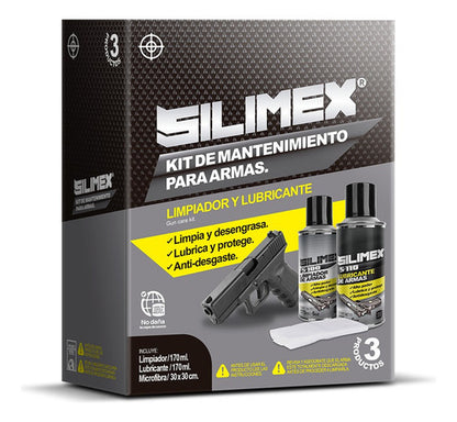 Kit Limpieza Protección Avanzada Armas Silimex Mantenimiento