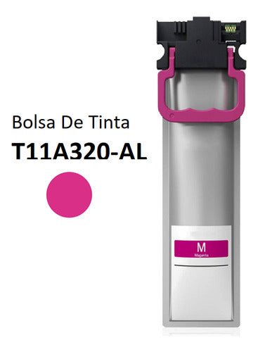 Bolsa De Tinta Epson T11a3 Magenta, 5.000 Páginas T11a320-al