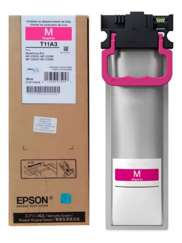 Bolsa De Tinta Epson T11a3 Magenta, 5.000 Páginas T11a320-al