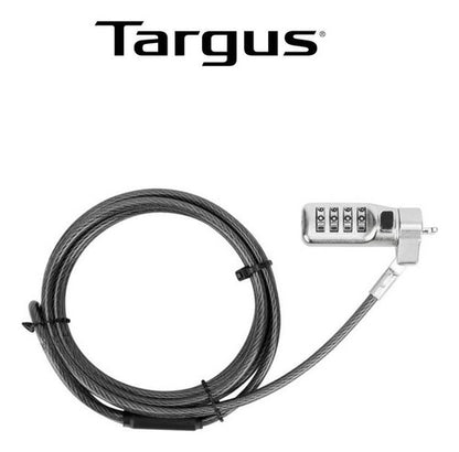 Targus Candado De Combinación Para Laptops, 2 Metros, Negro