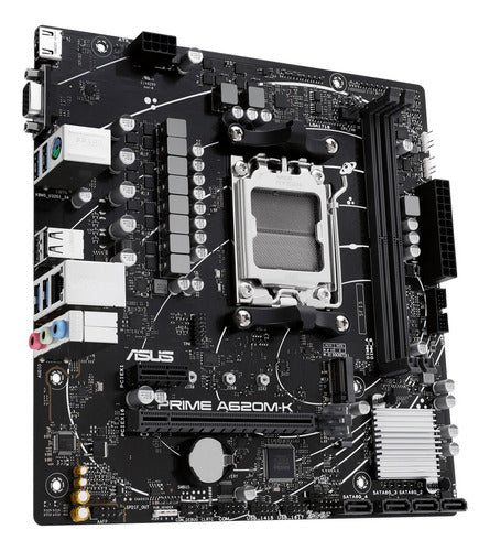 Tarjeta Madre Asus Microatx Prime A620m-k Am5 A620 96gb Ddr5