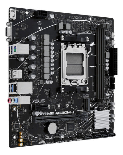 Tarjeta Madre Asus Microatx Prime A620m-k Am5 A620 96gb Ddr5