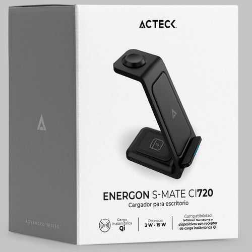 Cargador Inalambrico Acteck Energon S-mate Ci720 Ac-937153