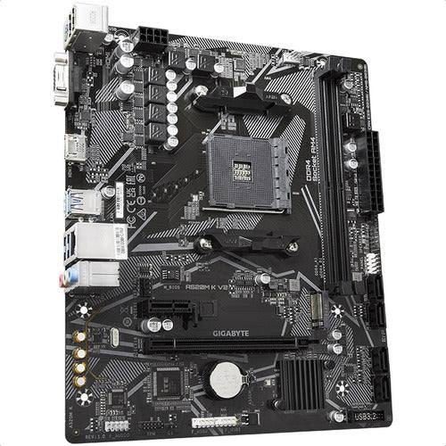 Tarjeta Madre Gigabyte Micro-atx A520m K V2 Am4 64gb Ddr4