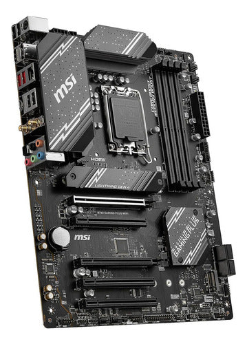 Tarjeta Madre Msi Atx B760 Gaming Plus Wifi 1700 B760 Ddr5