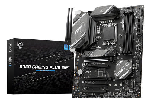 Tarjeta Madre Msi Atx B760 Gaming Plus Wifi 1700 B760 Ddr5