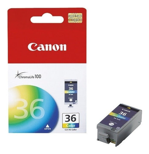 Cartucho Canon Cli-36 Color, 250 Páginas 1511b002aa