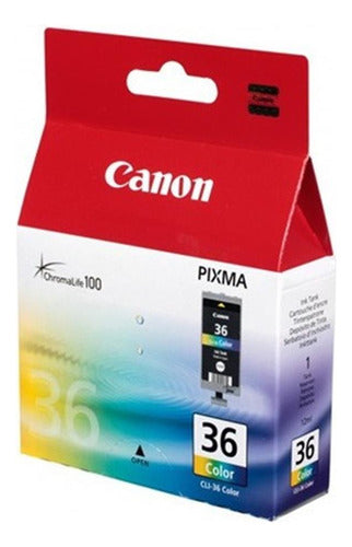 Cartucho Canon Cli-36 Color, 250 Páginas 1511b002aa