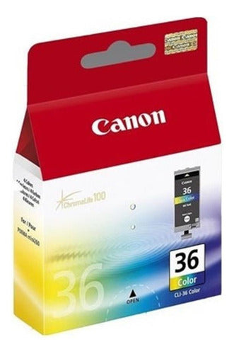 Cartucho Canon Cli-36 Color, 250 Páginas 1511b002aa