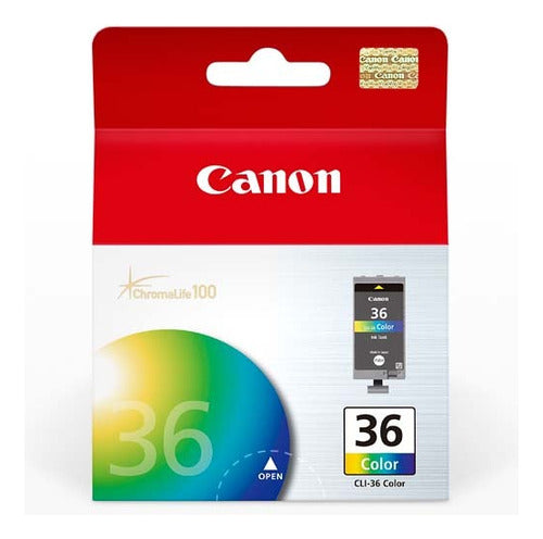 Cartucho Canon Cli-36 Color, 250 Páginas 1511b002aa
