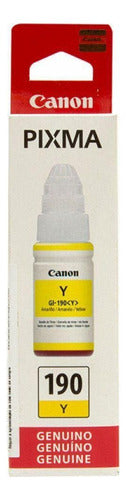 Botella De Tinta Amarilla Canon Gi-190y Modelo 0670c001ab