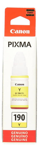 Botella De Tinta Amarilla Canon Gi-190y Modelo 0670c001ab