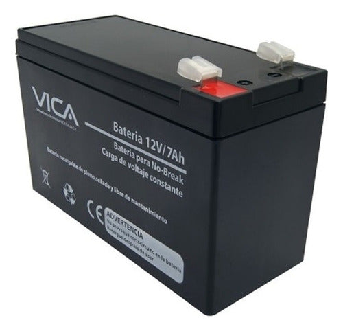 Vica Batería De Reemplazo Para No Break Vica 12v-7ah 12v 7ah