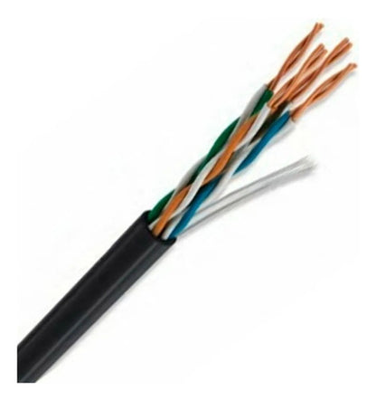 Condumex Bobina De Cable Cat6 Utp, 305 Metros, Negro