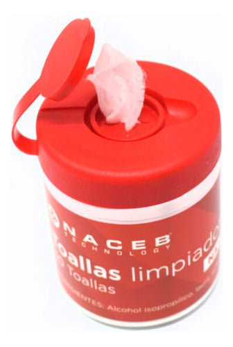 Toallas Limpiadoras Humedas Naceb Na-0801 30 Piezas