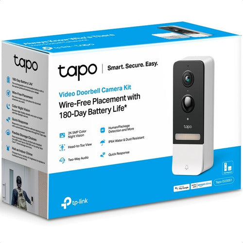 Tp-link Timbre Inteligente Cámara Tapo D230s1 Inalámbrico Wi