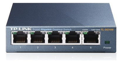 Switch Tp-link Gigabit Ethernet Tl-sg105 5 Puertos 10 Gbit/s
