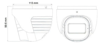 Provision-isr Cámara Cctv Domo Ir Di-320a-vf 1936x1096p Noch