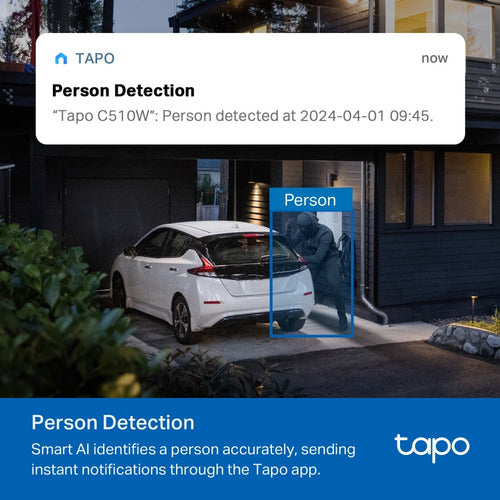 Camara De Seguridad Wifi Tp-link Tapo C510w 3mp 2k Giro 360