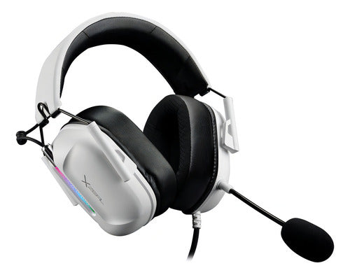 Xzeal Audífonos Gamer Micrófono Xz-7010 Alámbric 1.8m Blanco
