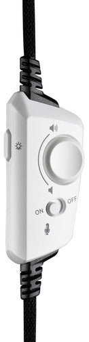 Xzeal Audífonos Gamer Micrófono Xz-7010 Alámbric 1.8m Blanco