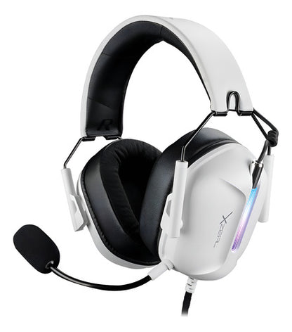 Xzeal Audífonos Gamer Micrófono Xz-7010 Alámbric 1.8m Blanco