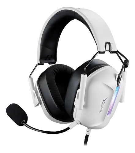 Xzeal Audífonos Gamer Micrófono Xz-7010 Alámbric 1.8m Blanco