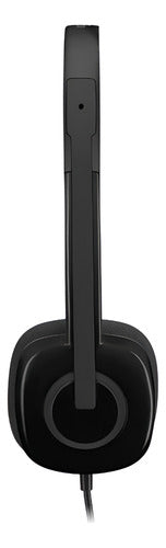 Logitech Audífonos Con Micrófono H151 Alámbrico 3.5mm Negro