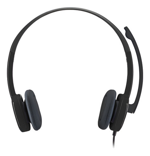 Logitech Audífonos Con Micrófono H151 Alámbrico 3.5mm Negro