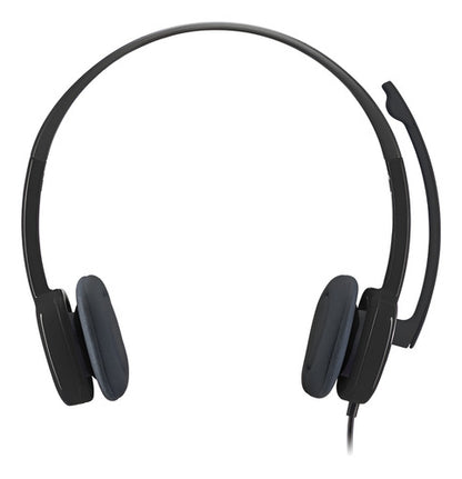 Logitech Audífonos Con Micrófono H151 Alámbrico 3.5mm Negro